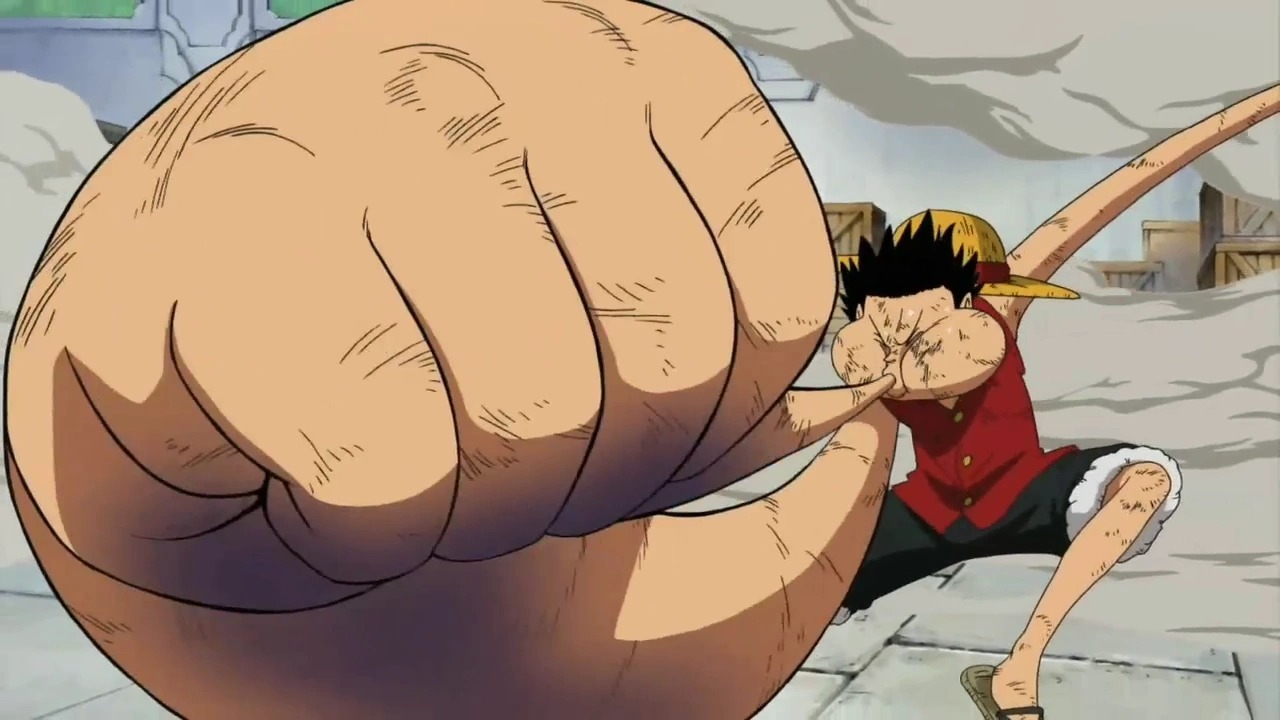 (Imagem do Gear Third de Luffy no episódio 304 do anime One Piece)